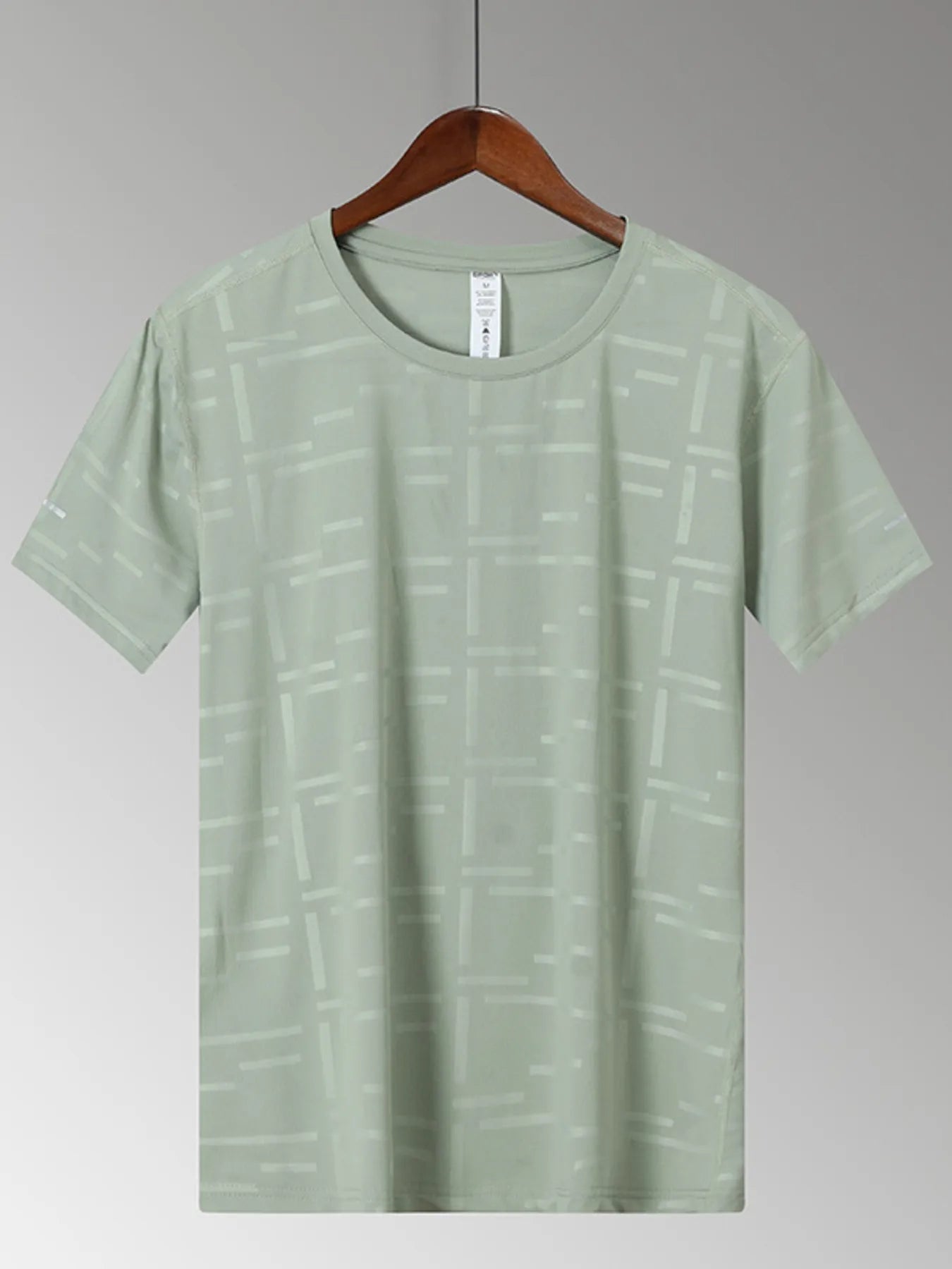 Men's Plus Size Round Neck Short Sleeve T-Shirt Trendsi