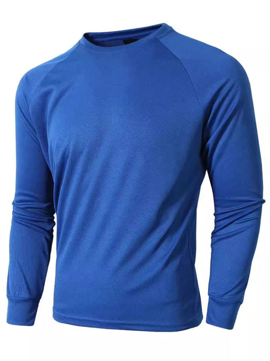 Men's Plus Size Round Neck Long Sleeve T-Shirt NicholesGifts