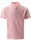 Men's Full Size Button Detail Short Sleeve Shirt Plus Size nicholesgifts