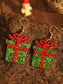 Sequin Gift Box PU Leather Earrings nicholesgifts
