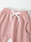 Baby and Toddler Girls Letter Graphic Sweatshirt and Pants Set nicholesgifts