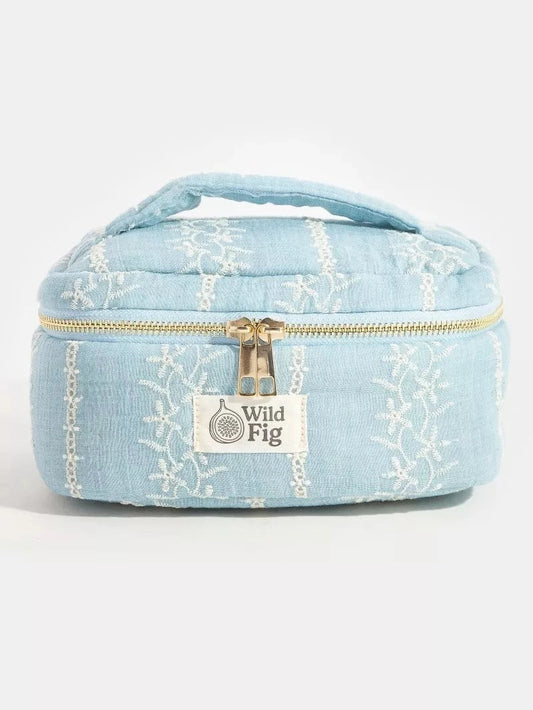 Fame Flower Vine Pattern Makeup Case Cosmetic Bag Trendsi