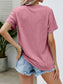 Easter Bunny Graphic Round Neck T-Shirt nicholesgifts
