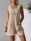 Full Size Button Front Romper with Pockets Plus Size nicholesgifts