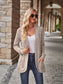 Women Open Front Cardigan with Pockets nicholesgifts