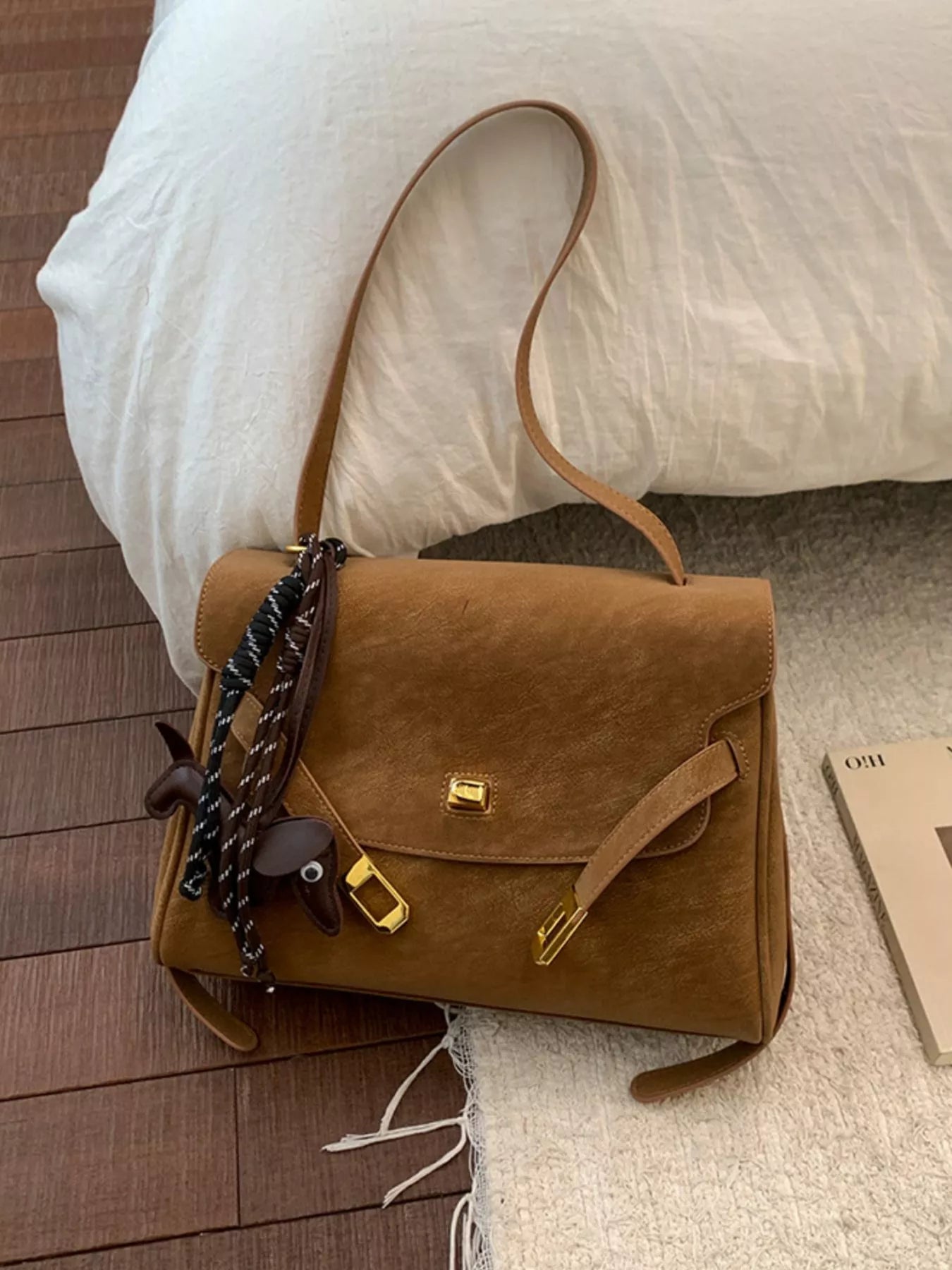 Buckle Shoulder Bag nicholesgifts