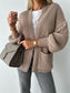 Open Front Dropped Shoulder Cardigan nicholesgifts