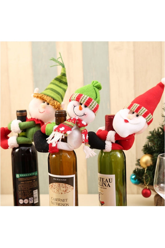 Christmas Gnome Wine Bottle Decoration NicholesGifts