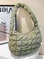 Quilted Ruched Shoulder Bag nicholesgifts