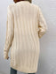 Women Cable-Knit Button Down Cardigan with Pockets nicholesgifts