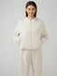 Millennia Zip Up Dropped Shouder Active Hooded nicholesgifts