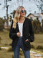 Zip Up Drawstring Long Sleeve Hooded Jacket nicholesgifts