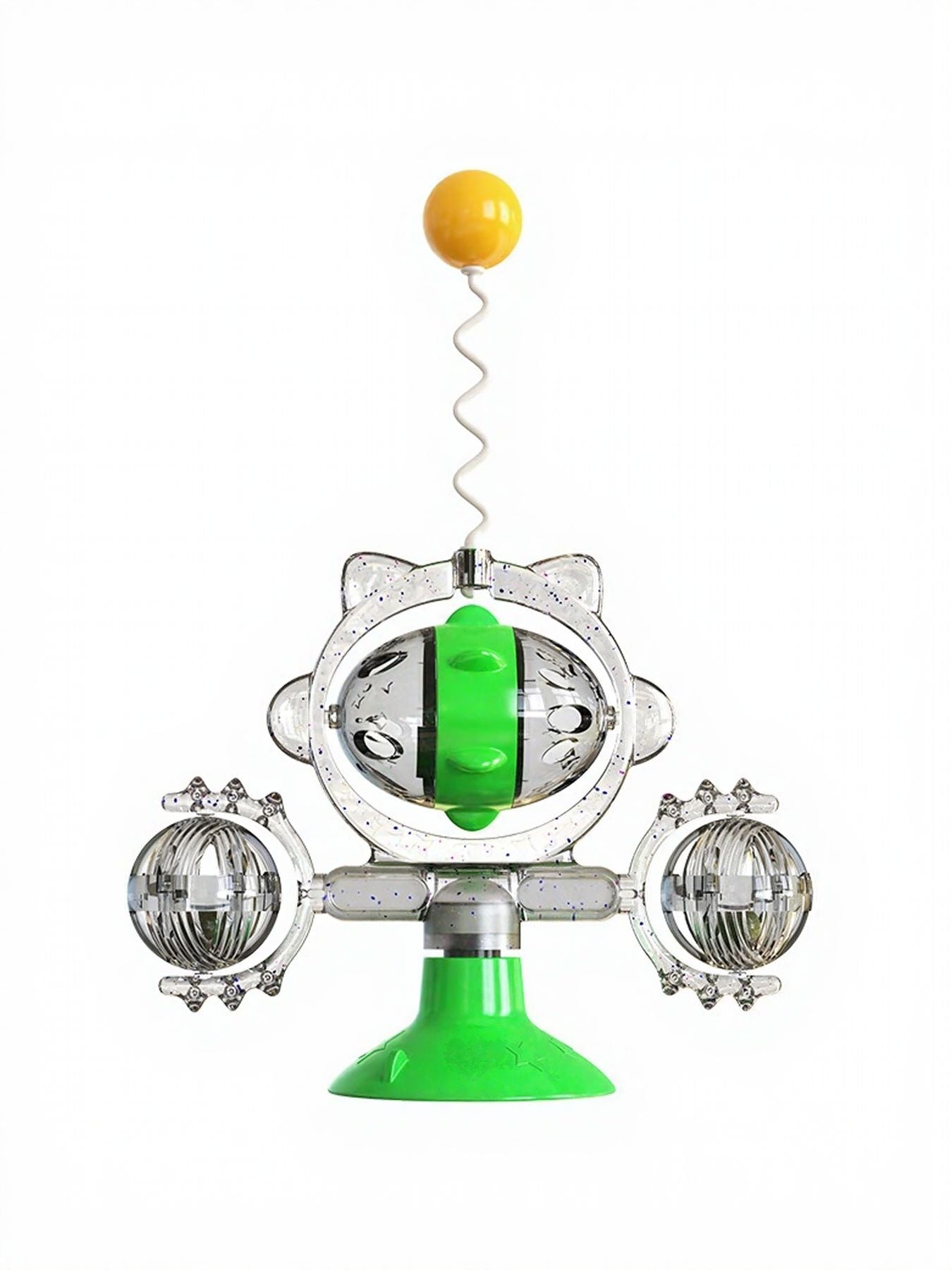 Interactive Rotating Cat Toy Set with Suction Cup nicholesgifts