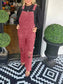 Distressed Wide Leg Corduroy Overalls nicholesgifts
