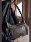 Fame Multi Pocket Leather Shoulder Bag nicholesgifts