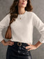 Crew Neck Long Sleeve Sweater nicholesgifts