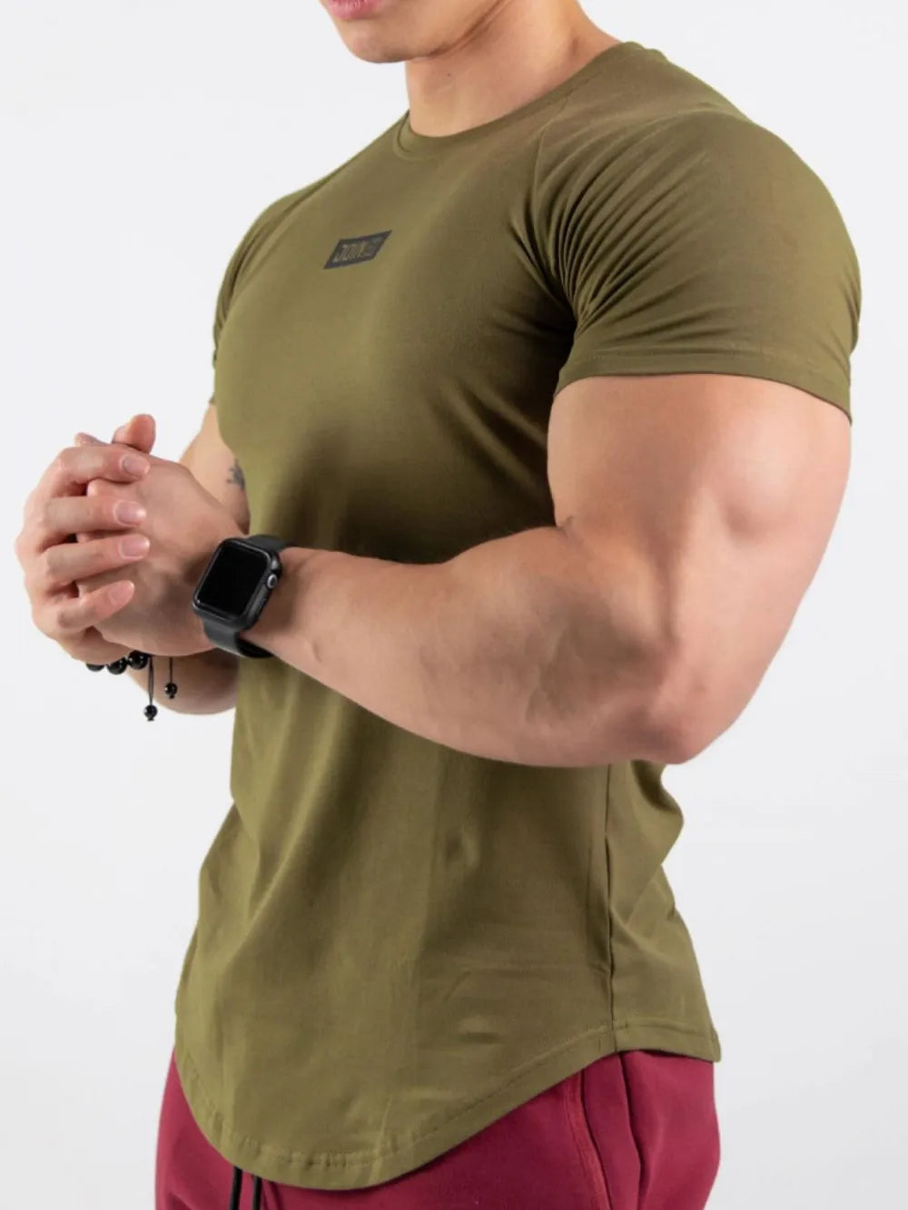 Men's Round Neck Short Sleeve T-Shirt Trendsi