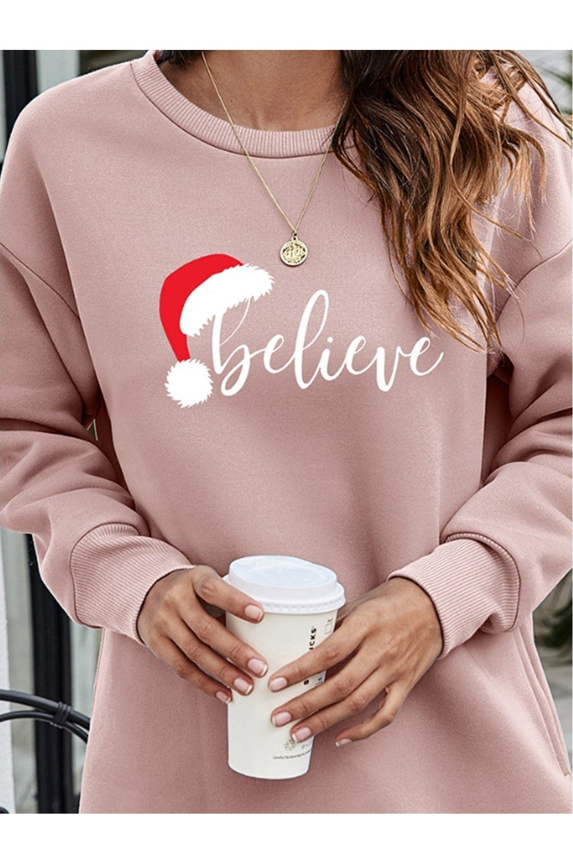BELIEVE Graphic Tunic Sweatshirt NicholesGifts