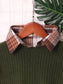 Plaid Long Sleeve Sweater Dress nicholesgifts