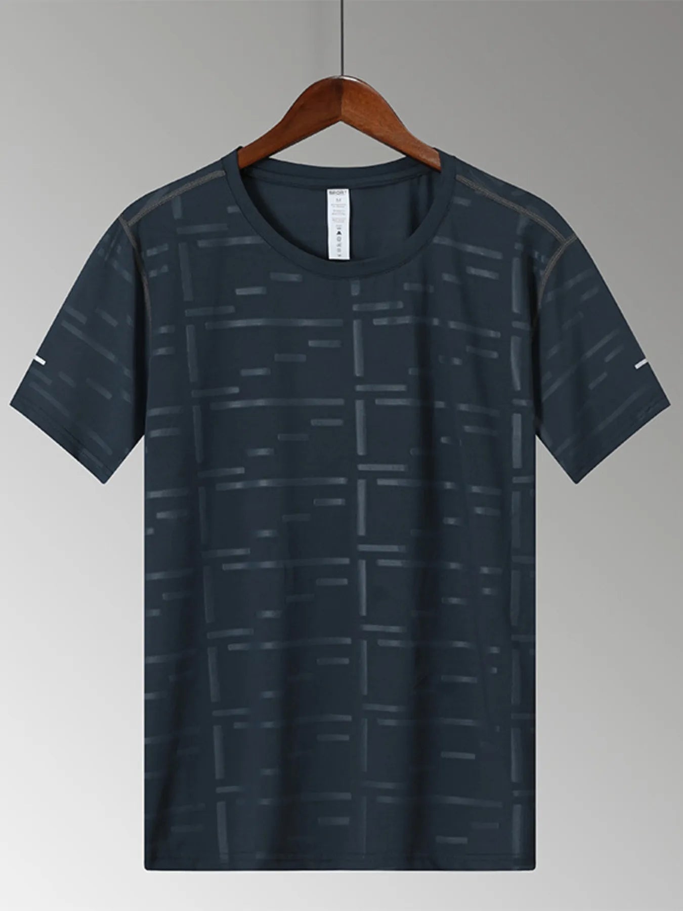 Men's Plus Size Round Neck Short Sleeve T-Shirt Trendsi