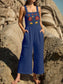 Floral Embroidered Wide Leg Jumpsuit nicholesgifts
