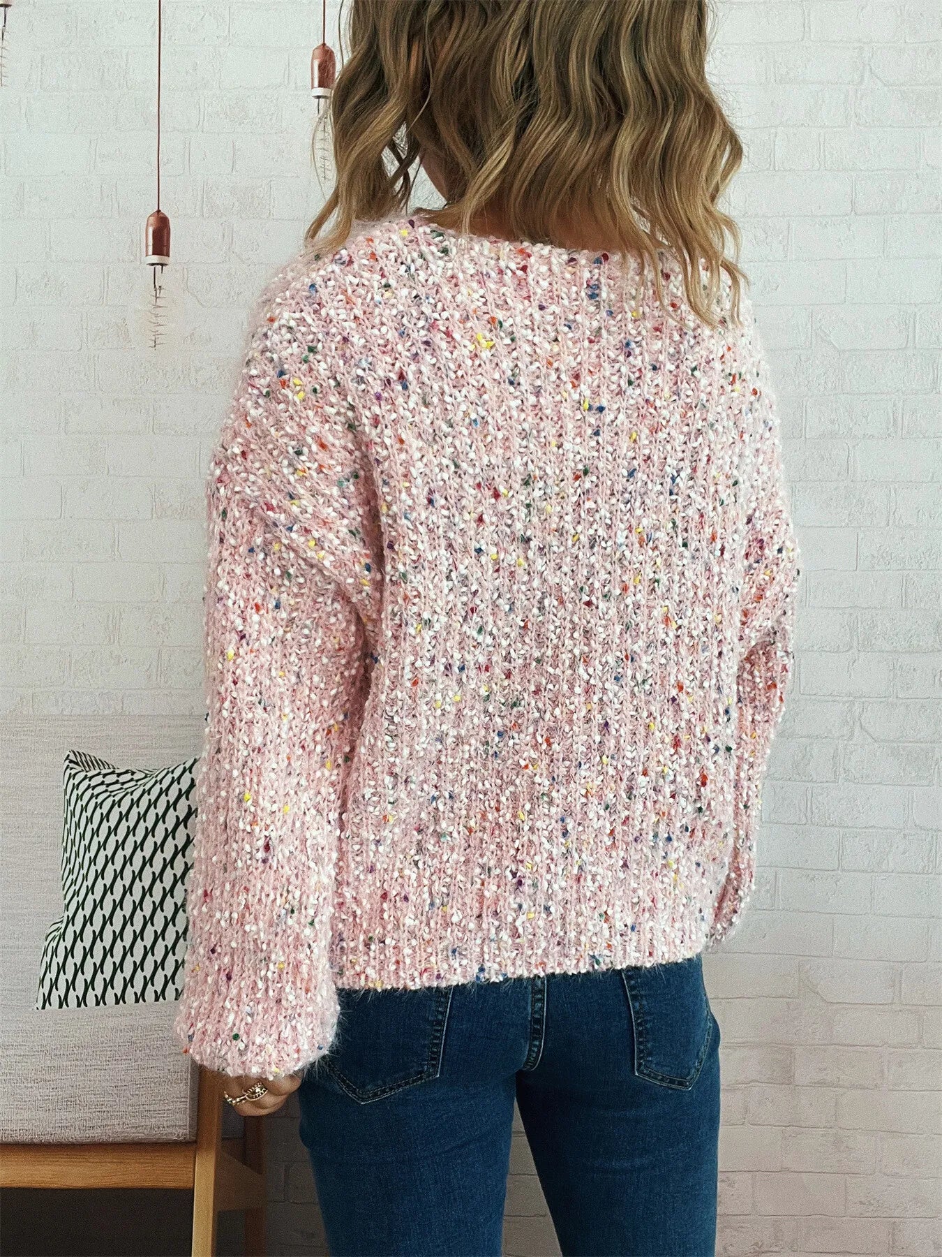 Colorful Long Sleeve Sweater