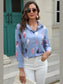 Printed Collared Neck Buttoned Shirt nicholesgifts