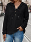Drawstring Dropped Shoulder Long Sleeve Hoodie Trendsi