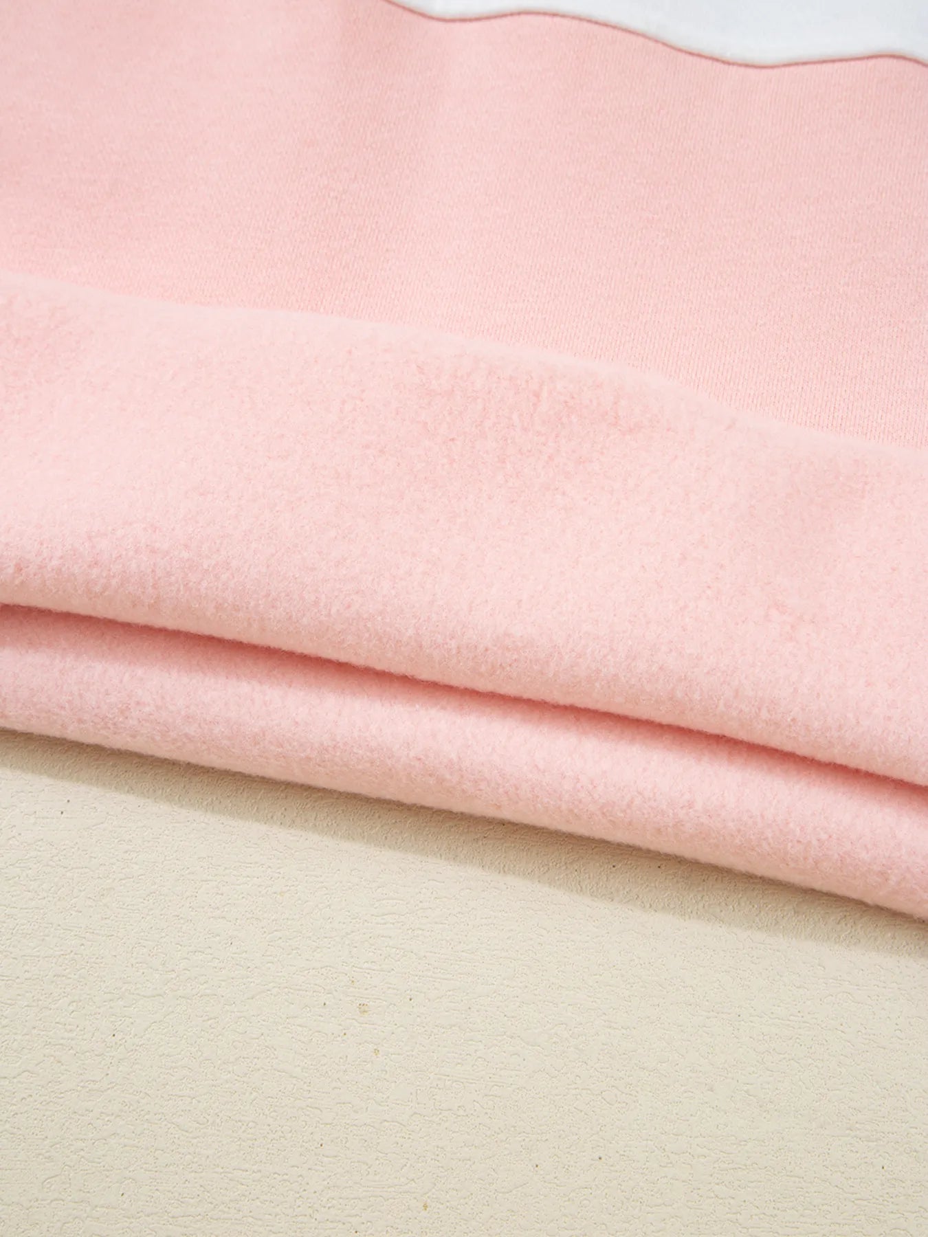 Colorblock Patchwork Half Button Baggy Sweatshirt