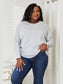 Women Double Take Seam Detail Round Neck Long Sleeve Top nicholesgifts