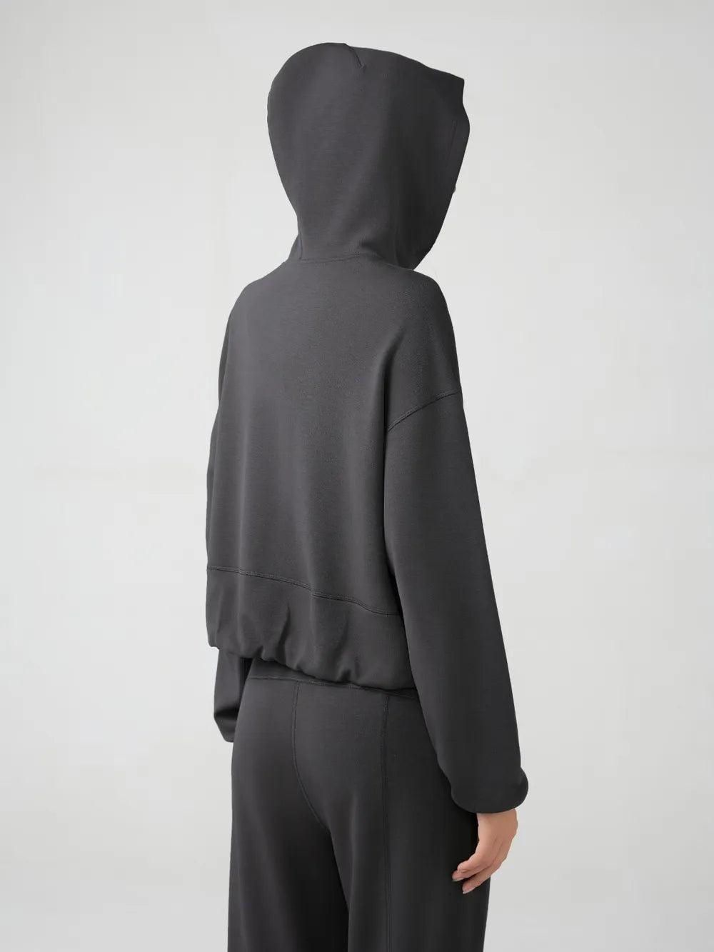 Millennia Zip Up Dropped Shouder Active Hooded nicholesgifts