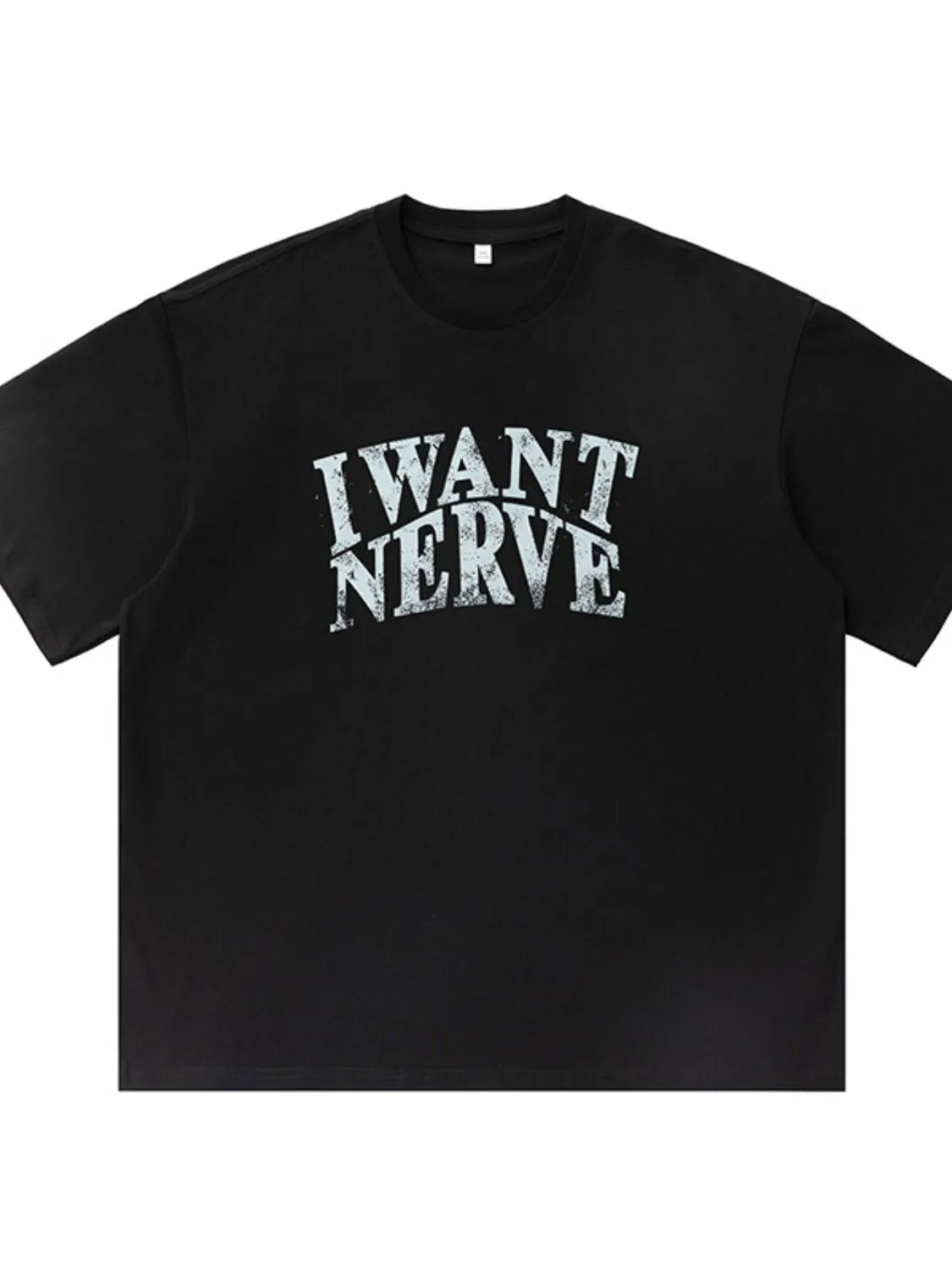 Men's Plus Size Round Neck Letter Graphic T-Shirt Trendsi