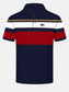 Men's Full Size Color Block Short Sleeve Polo Plus Size nicholesgifts