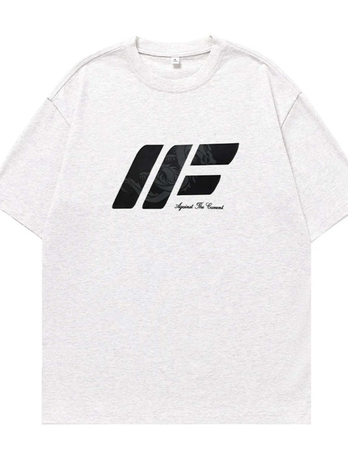 Men's Plus Size Round Neck Half Sleeve T-Shirt Trendsi