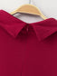 Mock Neck Tie-Waist Half Sleeve Jumpsuit nicholesgifts