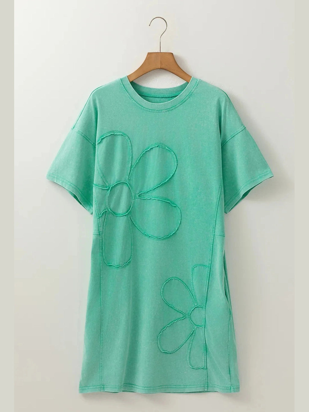 Round Neck Short Sleeve Tee Dress NicholesGifts
