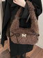 Fluffy Bow Shoulder Bag nicholesgifts