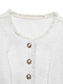 Textured Button-Front Vest with Raw Edge nicholesgifts