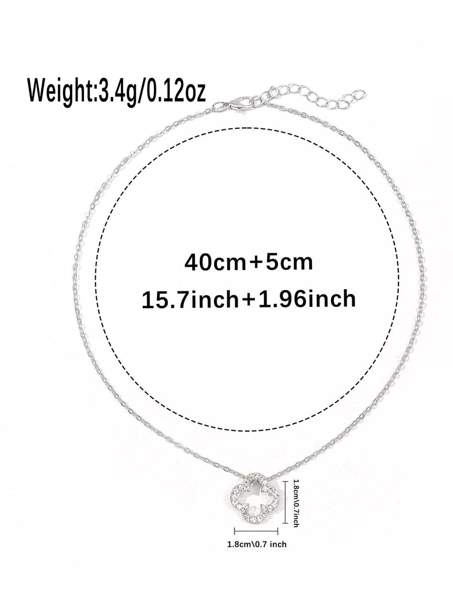 Clover Pendant Necklace Trendsi