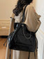 Quilted Chain Decor Backpack Bag nicholesgifts