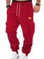 Men's Full Size Drawstring Cargo Jogger Pants Plus Size nicholesgifts