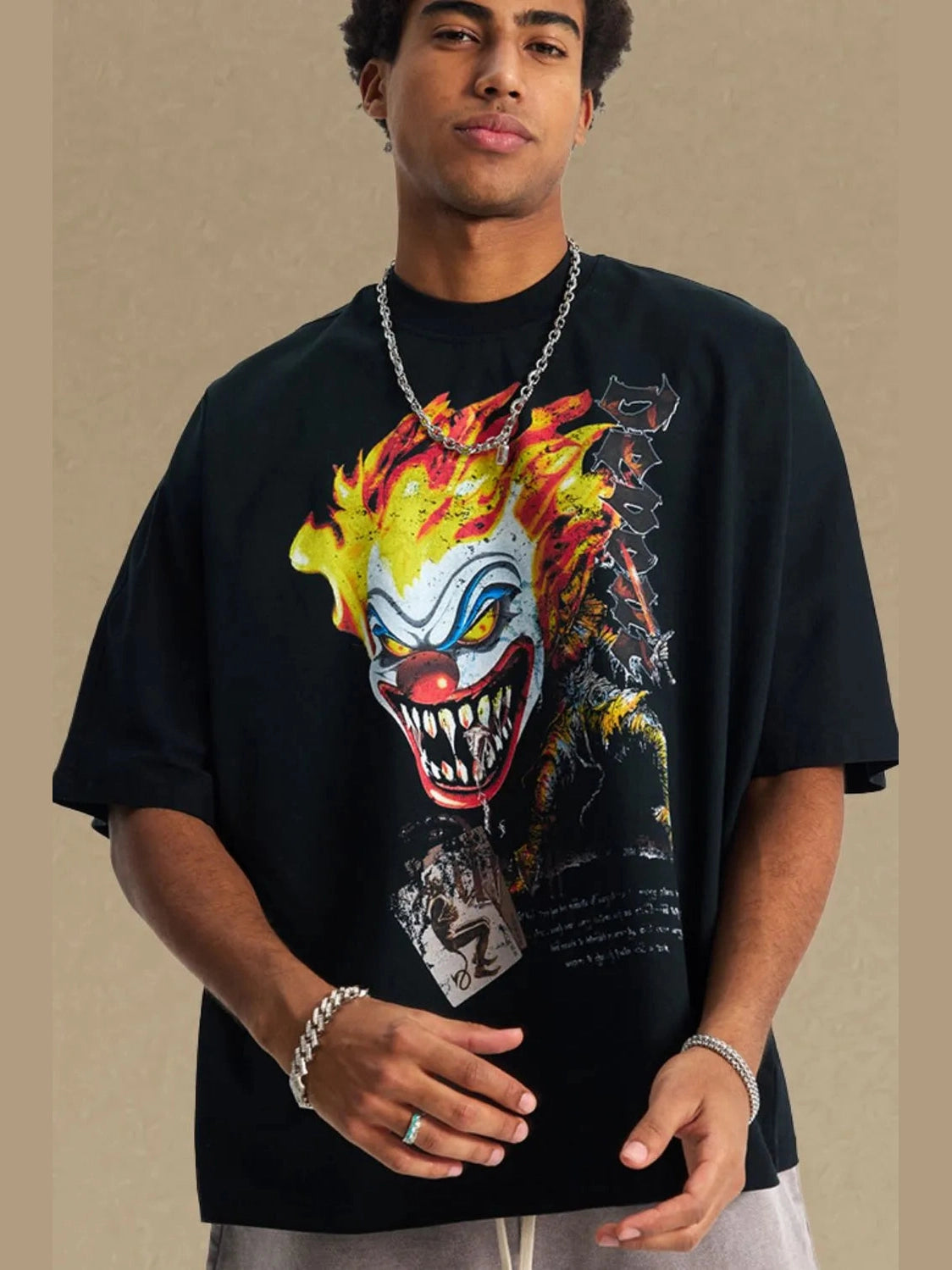 Men's Graphic Round Neck Half Sleeve T-Shirt NicholesGifts