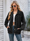 Pocketd Button Up Detachable Hooded Denim Jacket nicholesgifts