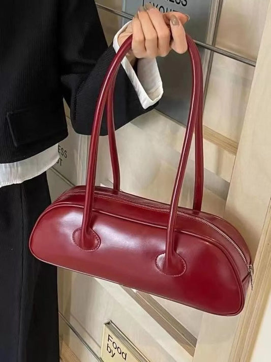 Retro Style Leather Shoulder Bag nicholesgifts