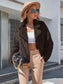 Ivy Lane Plush Open Front Dropped Shoulder Jacket nicholesgifts