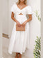 Sweetheart Neck Puff Sleeve Dress nicholesgifts