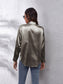 Collared Neck Buttoned Long Sleeve Shirt nicholesgifts