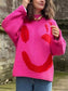 Contrast Drop Shoulder Long Sleeve Sweater nicholesgifts