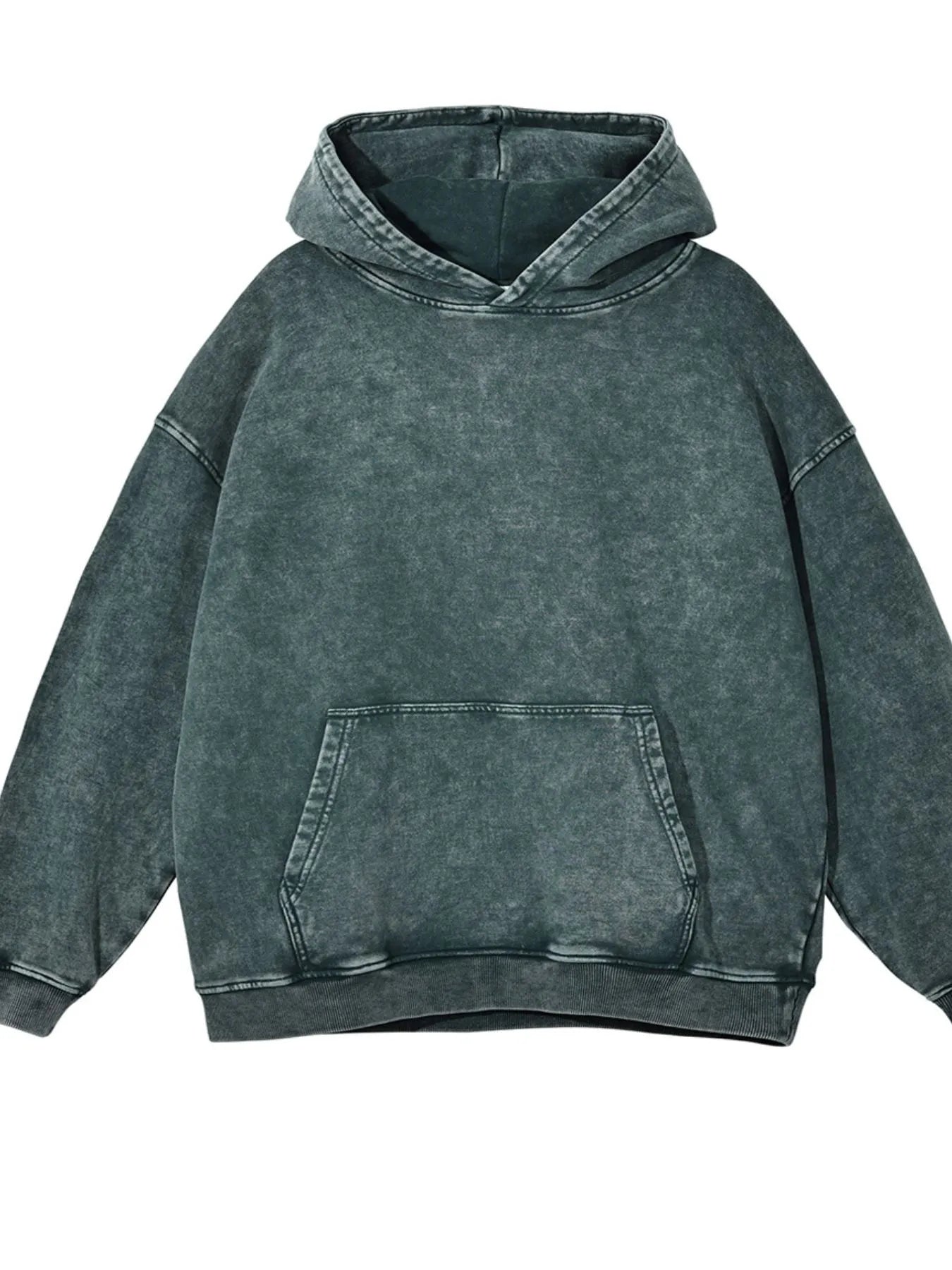 Men's Washed Oversized Long Sleeve Hoodie NicholesGifts