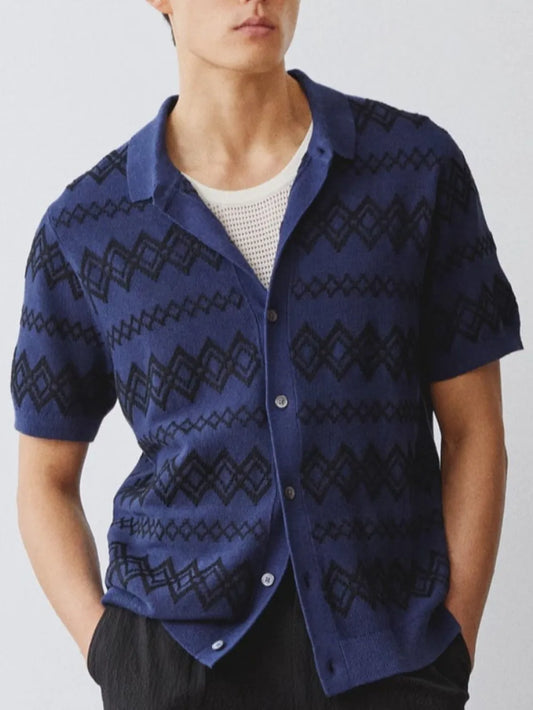 Men's Plus Size Button Down Short Sleeve Shirt NicholesGifts